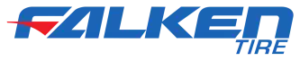 Logo of Falken Tire with the text in blue. The letter A features a red triangular shape extending from the horizontal line, adding a dynamic accent to the design, exemplifying its reputation among top tire brands near me. Superior Tire: Tire Shop and Auto Repair Near Me | Barrie | Danforth | Downsview | Markham | Mississauga | Oak Ridges | Scarborough | Thornhill | Toronto | https://superiortire.ca/