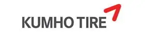 Logo of Kumho Tire featuring the company name in black text and a red, upward arrow design on the right, reflecting its reputation as a top tire brand. Superior Tire: Tire Shop and Auto Repair Near Me | Barrie | Danforth | Downsview | Markham | Mississauga | Oak Ridges | Scarborough | Thornhill | Toronto | https://superiortire.ca/